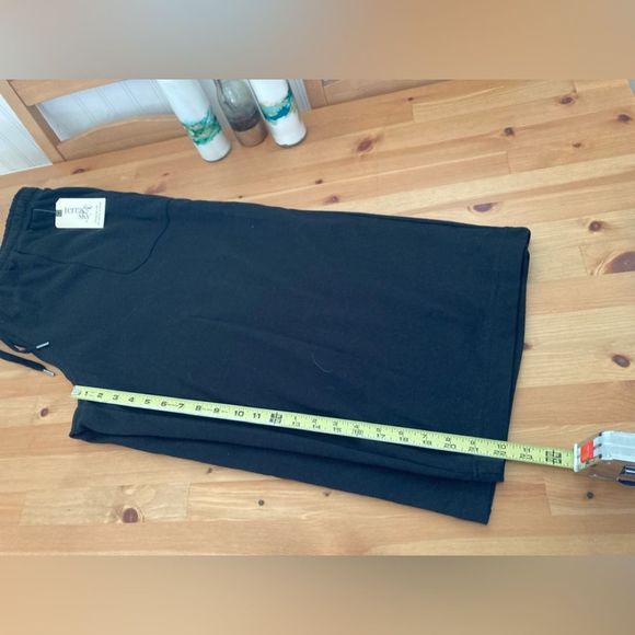 Terra and Sky Black Knit Capri with Pockets Drawstring Waist Size 1X 16W-18W NWT - Picture 10 of 12